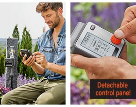 Gardena MASTER Water Timer Detachable Control Panel