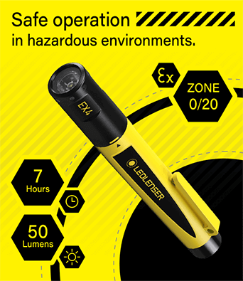 LEDLenser EX4 ATEX IECEx LED Torch
