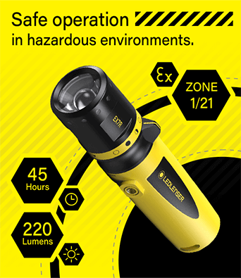 LEDLenser EX7R Rechargeable ATEX and IECEx LED Torch