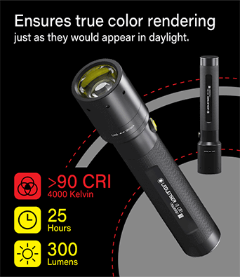 LedLenser CRI-i9R Iron Industrial rechargeable flashlight