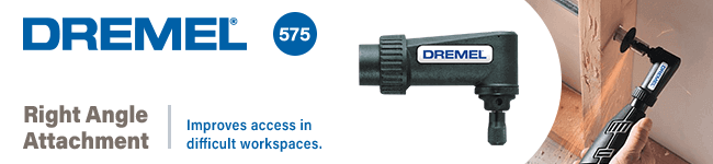 Dremel 575
Right Angle Attachment Dremel 575 Rotary Multi Tool Right Angle Attachment