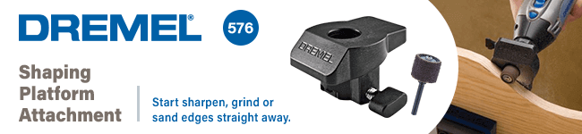 Dremel 576
Shaping Platform Attachment Dremel 576 Rotary Multi Tool Shaping Platform Attachment