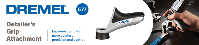 Dremel 577
Detailer's Grip Attachment Dremel 577 Rotary Multi Tool Detailers Grip Attachment