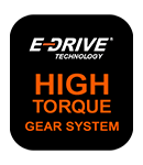 E-Drive Technology®
High torque gear system gets the job done
faster through improved rate of cut. STC5433PC E-Drive Technology High torque