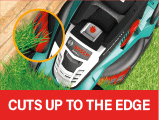 Grass Combs Cuts Up To The Edge ROTAK 36 LI ERGOFLEX Edge Grass Combs