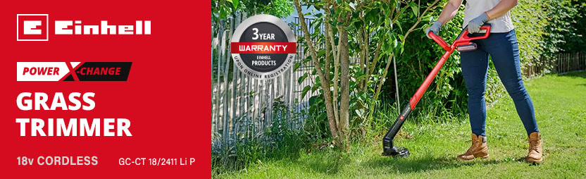 Einhell GC-CT 18/2411 Li P 18v Power-X-Change Cordless Grass Trimmer 240mm Einhell GC-CT 18/2411 Li P 18v Power-X-Change Cordless Grass Trimmer 240mm
