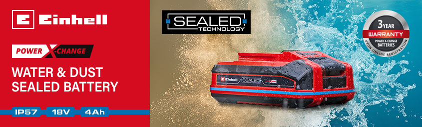 Einhell Power X-Change 18v Cordless
Sealed Li-ion Battery 4ah Einhell Power X-Change 18v Cordless Sealed Li-ion Battery 4ah