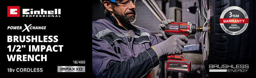Einhell Professional IMPAXXO 18/400 18v Cordless Brushless 1/2 inch Impact Wrench Power-X-Change Einhell Professional IMPAXXO 18/400 18v Cordless Brushless 1/2 inch Impact Wrench Power-X-Change