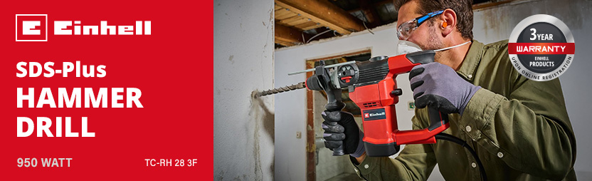 Einhell TC-RH 28 3F SDS Plus Rotary Hammer Drill Einhell TC-RH 28 3F SDS Plus Rotary Hammer Drill