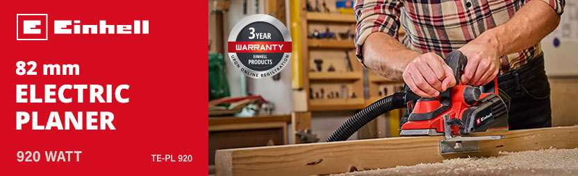 Extol Premium Electric Planer 110 Mm Planer Width And Clamp Depth Up To 3 Mm, Manual Electric Planer - 1000 W I Wood Planer With Parallel Stop And Hose Adapter - View #5