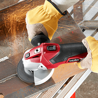 Ozito PXDDGK900U PXAGS500 Ergonomic Angle Grinder Spindle Lock