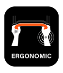 Ergonomic Handle BCMW3336 Ergonomic Comfortable Handle