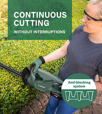 bosch cordless hedge trimmer 18v