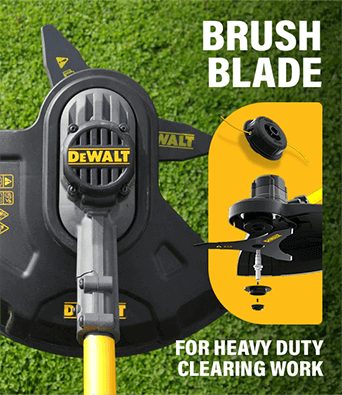 brush cutter attachment for dewalt trimmer