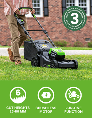 Greenworks GD60LM41P Cordless Brushless Mower Lawnmower