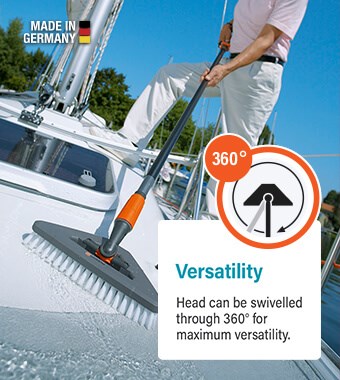 Cleansystem Running Water Triangular Scrubbing Brush