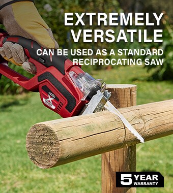 Ozito PXCPRS 18v Cordless Garden Pruning Saw Versatile Reciprocating