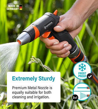 Premium Metal 2in1 Cleaning Spray Nozzle Frost Proof Tap Connectors Set