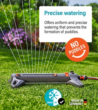 AquaZoom S Oscillating Sprinkler Puddle-Free