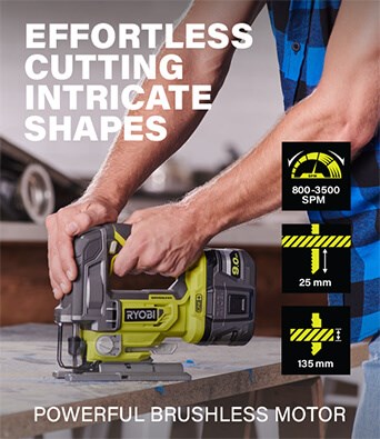 Ryobi R18JS7 ONE+ 18v Cordless Brushless Jigsaw