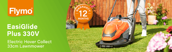 Flymo EasiGlide Plus 330V
Electric Hover Collect 33cm Mower Flymo EASIGLIDE Plus 330V Collect Hover Mower 330mm
