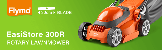 Flymo EASI STORE 300R Rotary Lawnmower 300mm Flymo EASI STORE 300R Rotary Lawnmower 300mm