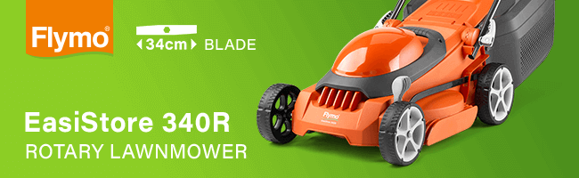Flymo EASI STORE 340R Rotary Lawnmower 340mm Flymo EASI STORE 340R Rotary Lawnmower 340mm