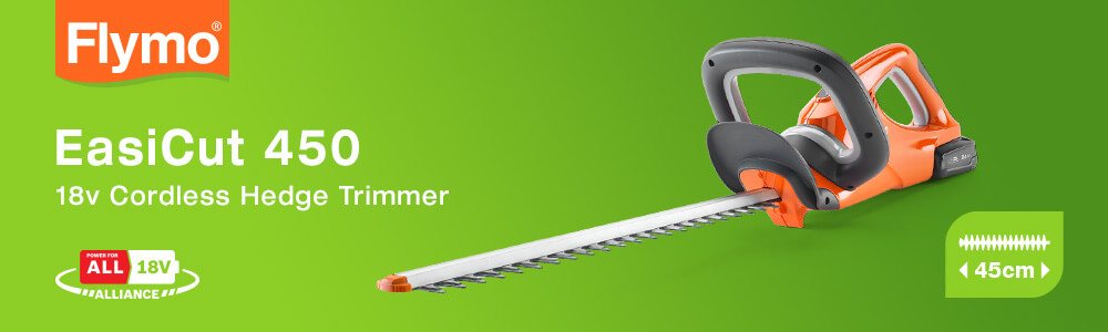 Flymo cordless hedge trimmer discount