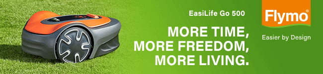 Flymo EasiLife GO 500 Robotic Mower
Gives You More Time, More Freedom, More Living. Flymo EasiLife GO 500 Robotic Mower 160mm