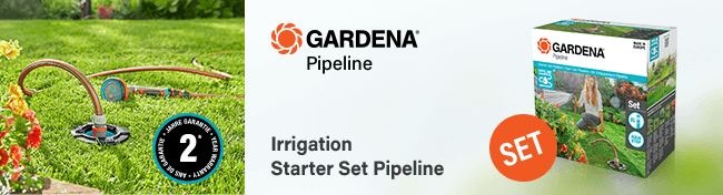 Gardena PIPELINE
Irrigation Starter Set Gardena PIPELINE Starter Set 8272-20