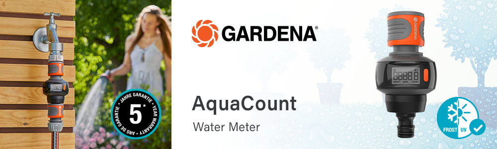 Gardena AquaCount Hose Pipe Water Meter Gardena AquaCount Hose Pipe Water Meter 18350-20