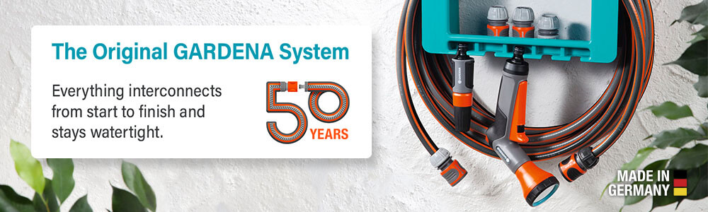 The Original GARDENA System is the basis for garden
irrigation with over 50 years of experience.
Everything fits together perfectly and
remains watertight. Gardena AquaCount 18350-20 Original System watertight