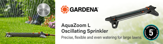 Gardena AquaZoom L Oscillating Sprinkler