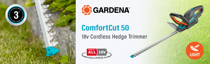 Gardena ComfortCut P4A 50 18v Cordless Hedge Trimmer 500mm 14730-55