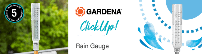 Gardena ClickUp!
Rain Gauge Gardena 1134020 ClickUp Garden Decoration Rain Gauge