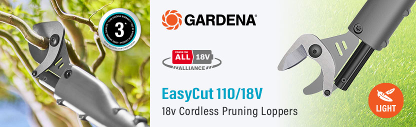 Gardena EasyCut 110 P4A 18v Cordless Pruning Loppers 14772-55