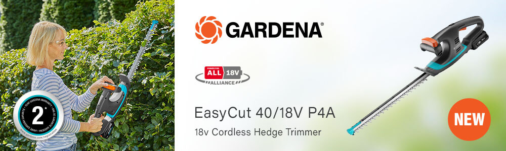 Gardena EasyCut 40 P4A PowerForAll 18v Cordless Hedge Trimmer 14733-55