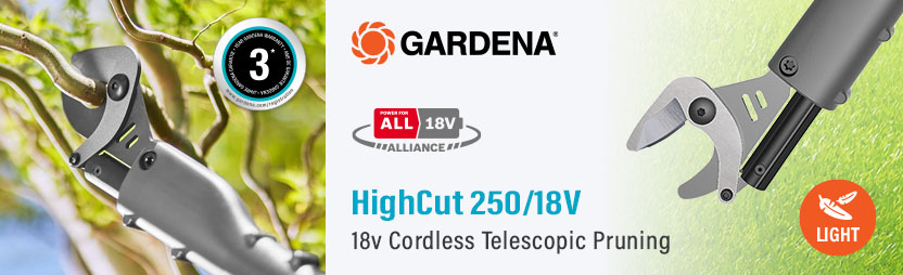 Gardena HighCut 250 P4A 18v Telescopic Pruning Loppers 14774-55