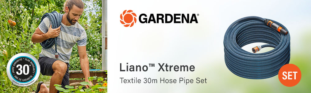 Gardena Liano XTREME Textile Hose Pipe Set 30m 18477-20