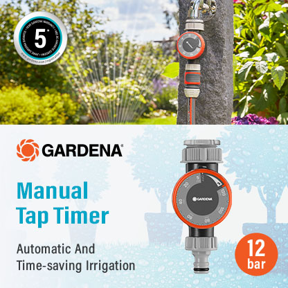 Minuteur Mécanique D'Eau Gardena 31169 Avec Contrôle De Débit