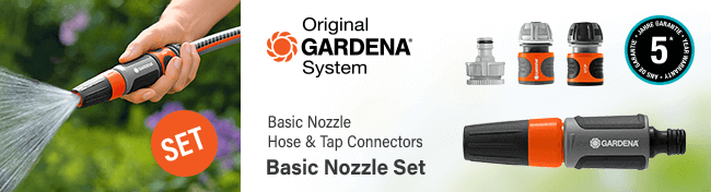 Gardena Original Basic Nozzle Connectors Set