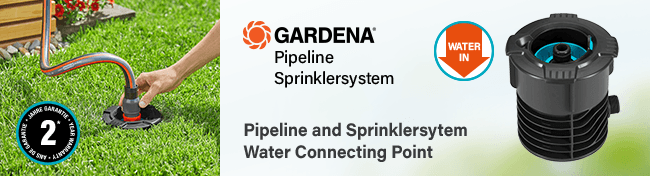 Gardena PIPELINE SPRINKLERSYSTEM
Water Connecting Point Gardena PIPELINE SPRINKLERSYSTEM Water Connecting Point 8262-20