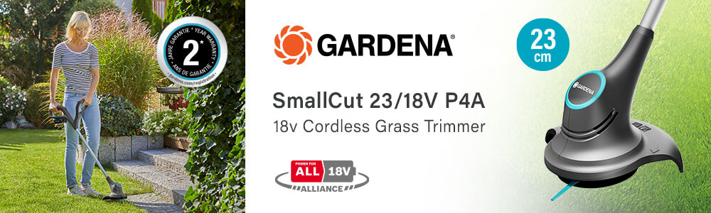 Trimmer A Batteria Gardena SmallCut - Diametro Taglio 230 Mm, Leggero, Pronto All'Uso - Per Piccoli Giardini - Foto 9