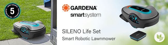 Gardena Smart SILENO LIFE
Robotic Lawnmower 1000 Set Gardena Smart SILENO LIFE Robotic Lawnmower 1000 Set 19702-68