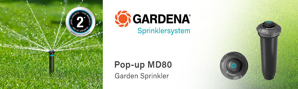 Gardena SprinklerSystem MD80 PopUp Garden Sprinkler 8232-20