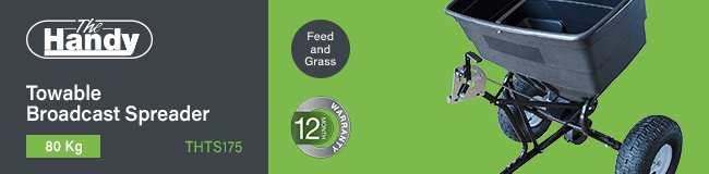 Handy THTS175 Towable Feed and Grass Broadcast Spreader Handy THTS175 Towable Feed Grass Broadcast Spreader
