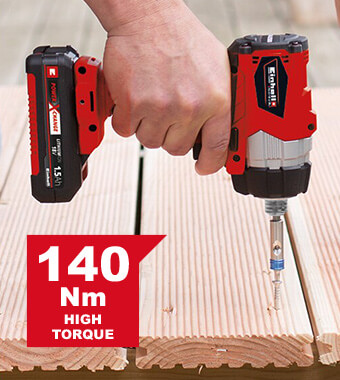 High Torque 140 Nm Einhell TE-CI 18-1 Li 18v Cordless High Torque 140 Nm Impact Driver
