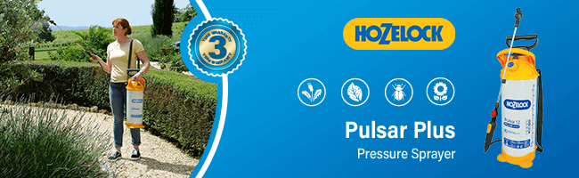 Hozelock Pulsar Plus
12 Litre Pressure Sprayer Hozelock Pulsar Plus 4312 Water Pressure Sprayer