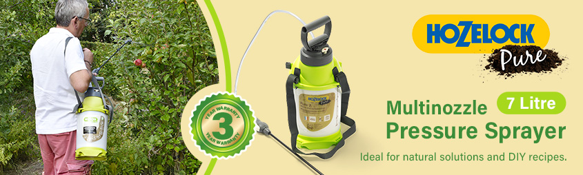 Hozelock 4550 Pure Multinozzle Water Garden Pressure Sprayer