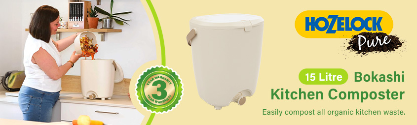Hozelock Pure Bokashi Kitchen Composter Hozelock Pure Bokashi Kitchen Composter 100-100-498